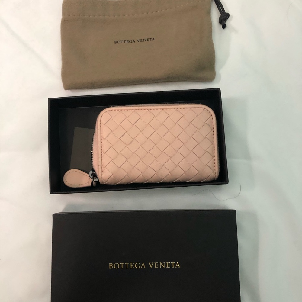 Bottega Veneta Coin Purse Pink